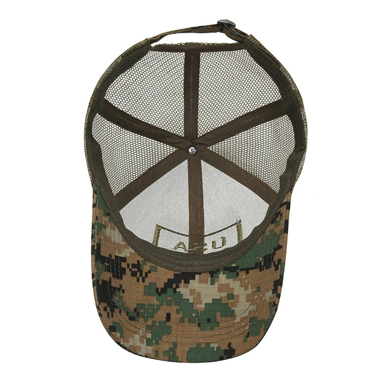 Spring And Summer New Mesh Breathable Personality Sticker Embroidery Women's Baseball Cap Mesh Hat Men's Outdoor Sunscreen Cap
