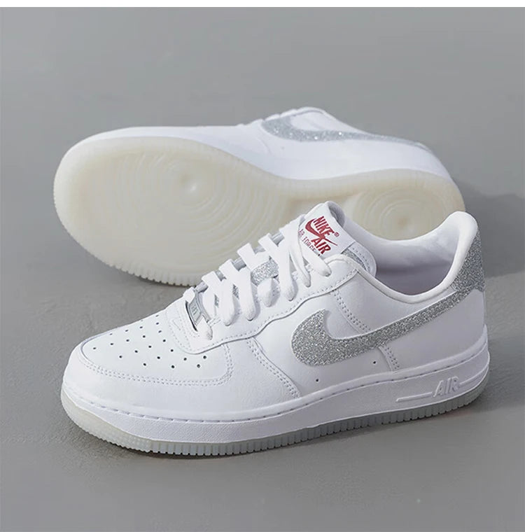 Ténis casuais minimalistas clássicos para mulher, novos e genuínos da Nike, modelo HQ3461-191