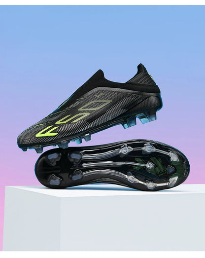 Męskie trampki z kolcami do trawy – wysokiej jakości buty piłkarskie do futsalu i piłki nożnej, antypoślizgowe, do użytku w pomieszczeniach, bestsellerowe, z wysoką cholewką, do użytku na zewnątrz