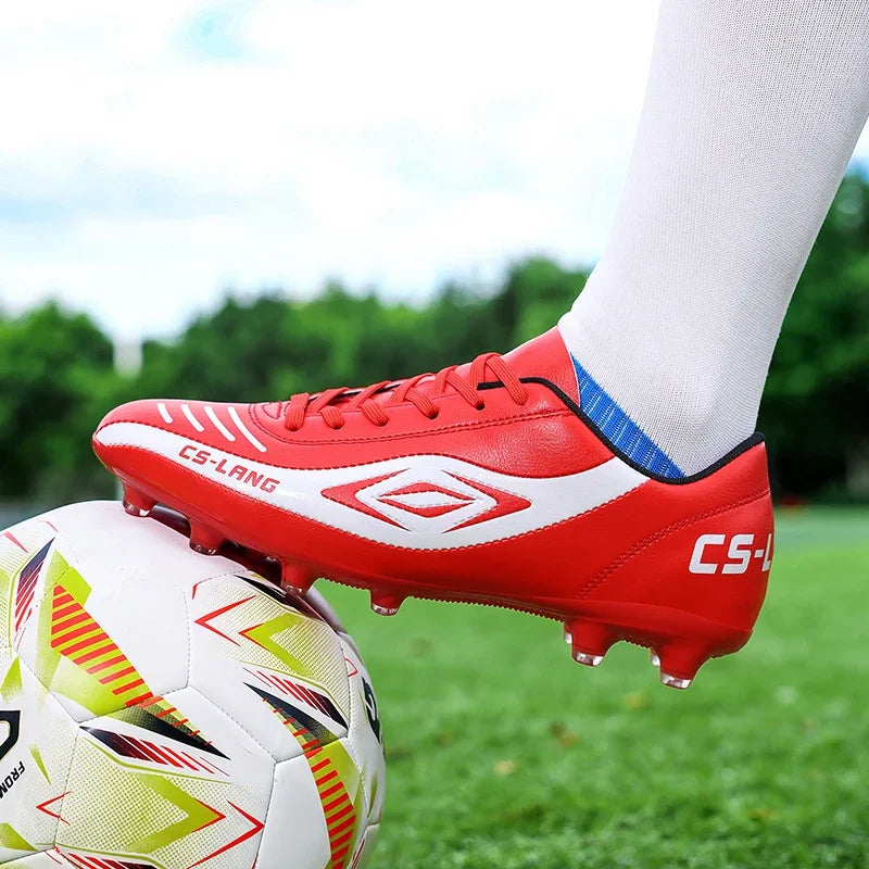 New Men’s Football Boots Grass Cleats Soccer Shoes Match Adult Indoor Ultralight Non-Slip Boys Futsal Sport Turf Comfortable