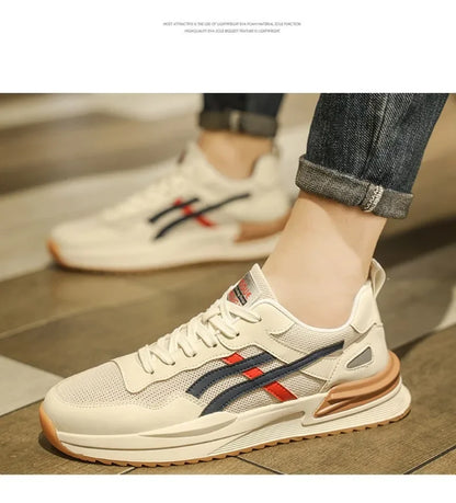 Męskie sneakersy, oddychające buty casualowe sznurowane, sportowe buty do biegania dla mężczyzn, buty tenisowe, tanie buty, wyprzedaż, darmowa wysyłka