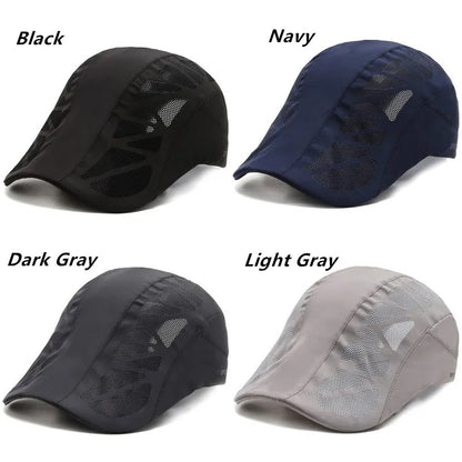 Unisex SPORTS Letter Printed Quick-drying Baseball Cap Sunhats Outdoor Summer Breathable Mesh Sunshade Caps Beret Visor Golf Hat