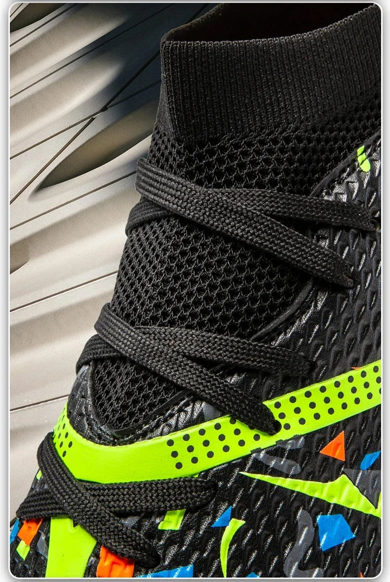 Nouvelles chaussures de football pour hommes, baskets de football pour terrain gazonné, chaussures de football d'extérieur, chaussures d'entraînement professionnelles, chaussures de sport antidérapantes, ultralégères,