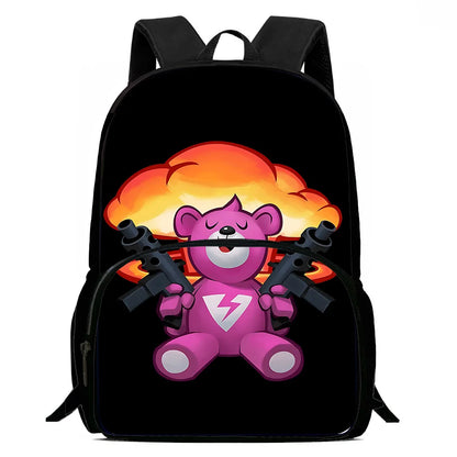 Hot Game Design Child Backpacks F-FortniteS Lunch Bag Pencil Case, Pupil Large Capacity School Bags for Boys and Girls, Best Gift