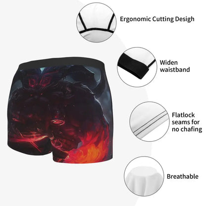Ornn League of Legends LOL MOBA-spil Underbukser Åndbare trusser Herreundertøj Sexede shorts Boxershorts