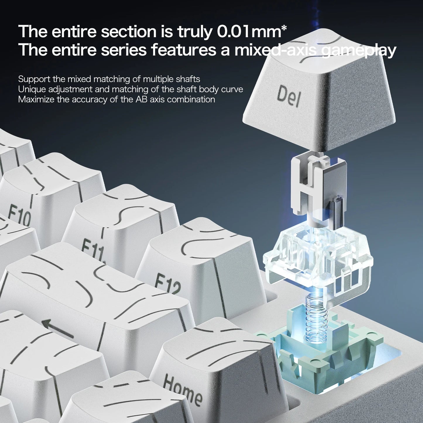 ATTACK SHARK R82 HE 75% Magnetic Keyboard 8000Hz Rapid Trigger 0.005mm RT 0.08ms Latency RGB Wired Gaming Keyboard