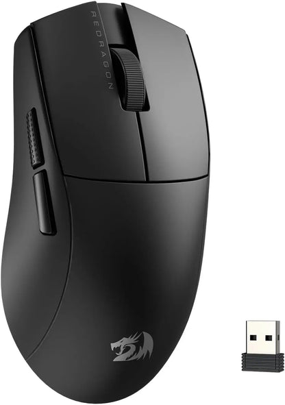 Redragon M916 Wireless Gaming Mouse, Ultra-Light 49g 2.4GHz Wireless Gamer Mouse with 8000 DPI, Ergonomic Grip & Programmable Buttons