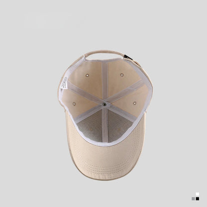 Hard-top C Letter Baseball Cap Men Women's Korean version of the tide peaked cap wide-brimmed big head  the curved brimmed hat