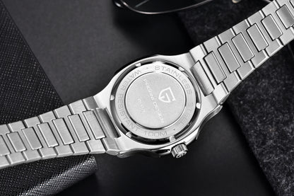 PAGANI DESIGN 2026 Novo Relógio Automático de Luxo para Homem, Relógio Mecânico de Pulso em Aço Inoxidável, Vidro de Safira, Mostrador Barril 40MM