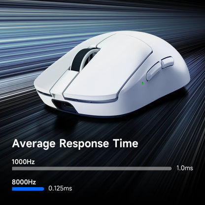 MCHOSE A7 V2 Lightweight Wireless Gaming Mouse, PAW3950 Sensor, Dual 8000Hz Polling Rate, 42000 DPI Wireless Esports Gaming Mouse