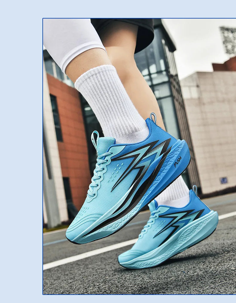 Sports Running Shoes Specialty Marathon Men Breathable Lightweight Carbon Board Women's Comfortable Athletic Nonskid Sneakers