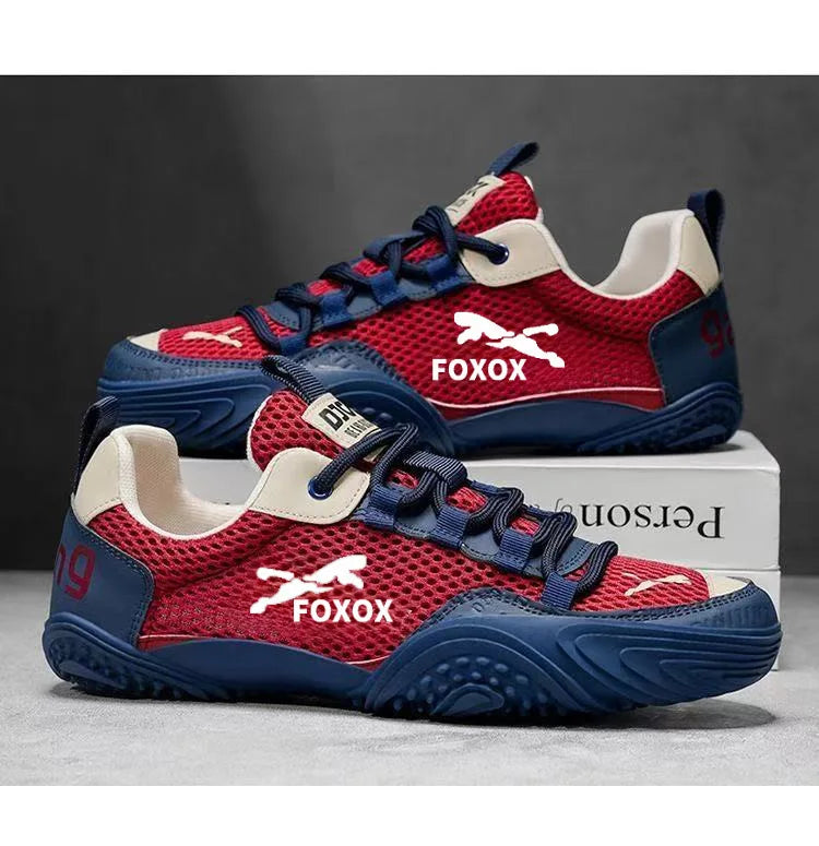 Zapatillas de running para hombre transpirables con parte superior de malla ligera, suela suave y cómoda, calzado deportivo casual de verano a la moda