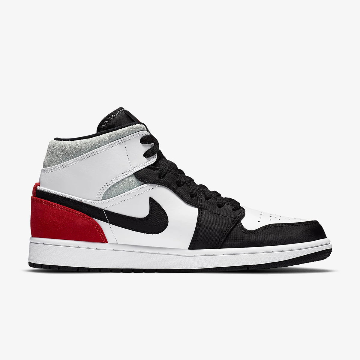 Γνήσια ανδρικά αθλητικά παπούτσια μπάσκετ Nike Air Jordan 1 AJ1 με μεσαίο ύψος και αντικραδασμική προστασία 852542-100
