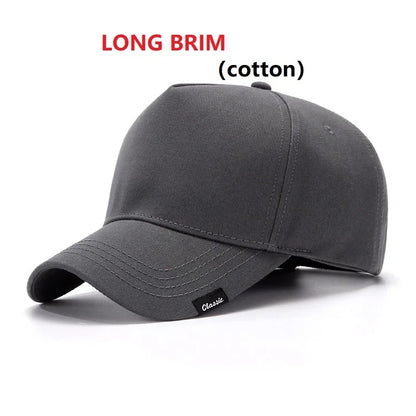 Big Head Man Baseball Caps Summer Mesh Plus Size Causal Peaked Hats 56-60cm 62-68cm Oversize XXL Snapbacks