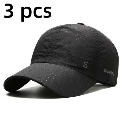Fashion Design Running Cap Thin Quick Drying Breathable Duck Tongue Outdoor Men's Sun Summer Fishing Avisor Baseball Cap