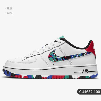 Nike eredeti AF1 Air Force One szezonális új női alacsony szárú szabadidőcipő CU4632-100