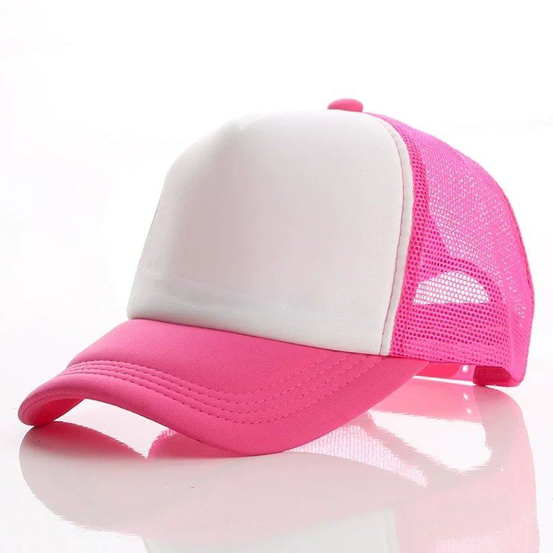 Sublimation Blank Hats Baseball Cap Snapback Hat For Boy Men Women Adjustable Hats Fashion New Sports Advertising Caps