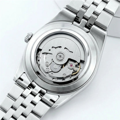 Custom Pilot Watch NH35 Automatic Mechanical Men's Watch Sapphire Crystal Luminous 100M Water Resistant Cushion Case Dive Watch
