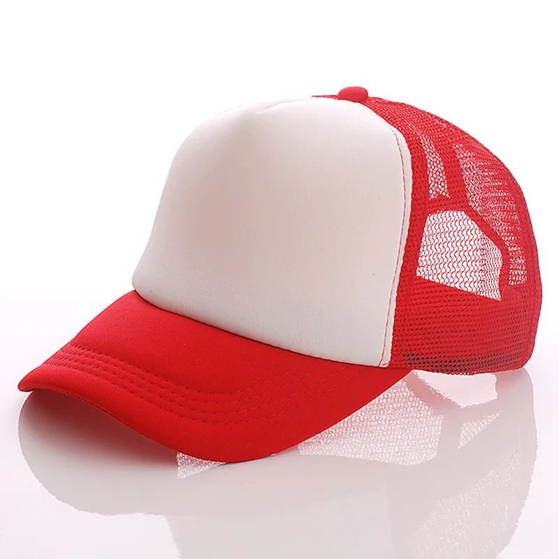 Sublimation Blank Hats Baseball Cap Snapback Hat For Children Adult Adjustable Hats Fashion New Sports Advertising Caps