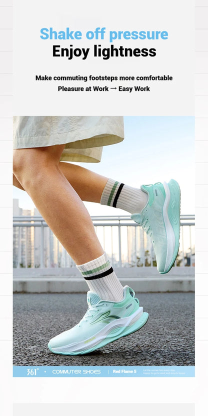 Scarpa da running da uomo 361 Degrees Fierce 5, nuova, traspirante, ammortizzante, confortevole, antiscivolo, resistente all’usura, sneaker da uomo 672522218