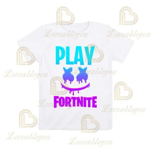 Boys Girls Cartoon T-shirt Fortnite T-shirt Battle Royale 3D 3 to 14 Years Victory Royale Game Kids Tops Teen Clothes
