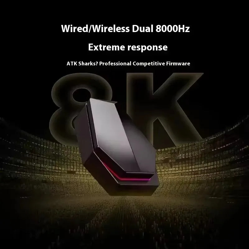 ATK X1 Series Wireless Gaming Mouse Bluetooth 8K Ultra Lightweight 49g FPS Mouse with PAW3950 Sensor, Tri-Mode Custom Gamer Mouse