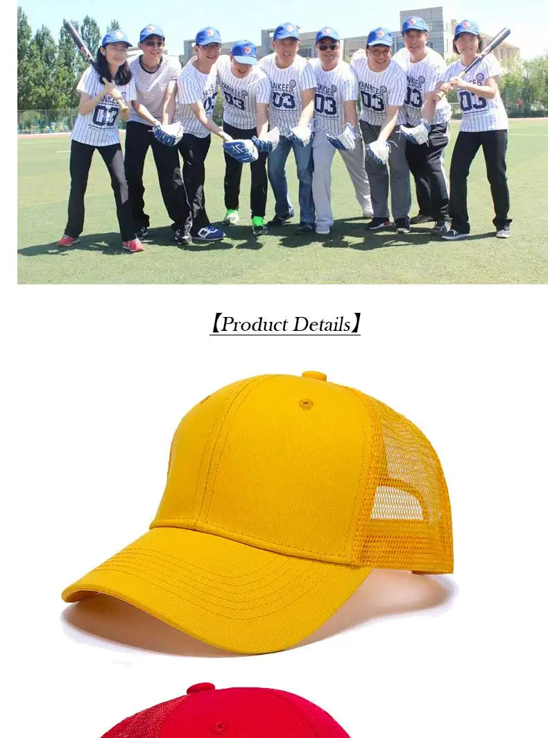 Wholesale Hat Baseball Caps Men's Casual Caps Women's Mesh Hats Unisex Hats Custom Logo Hat Embroidered Hats