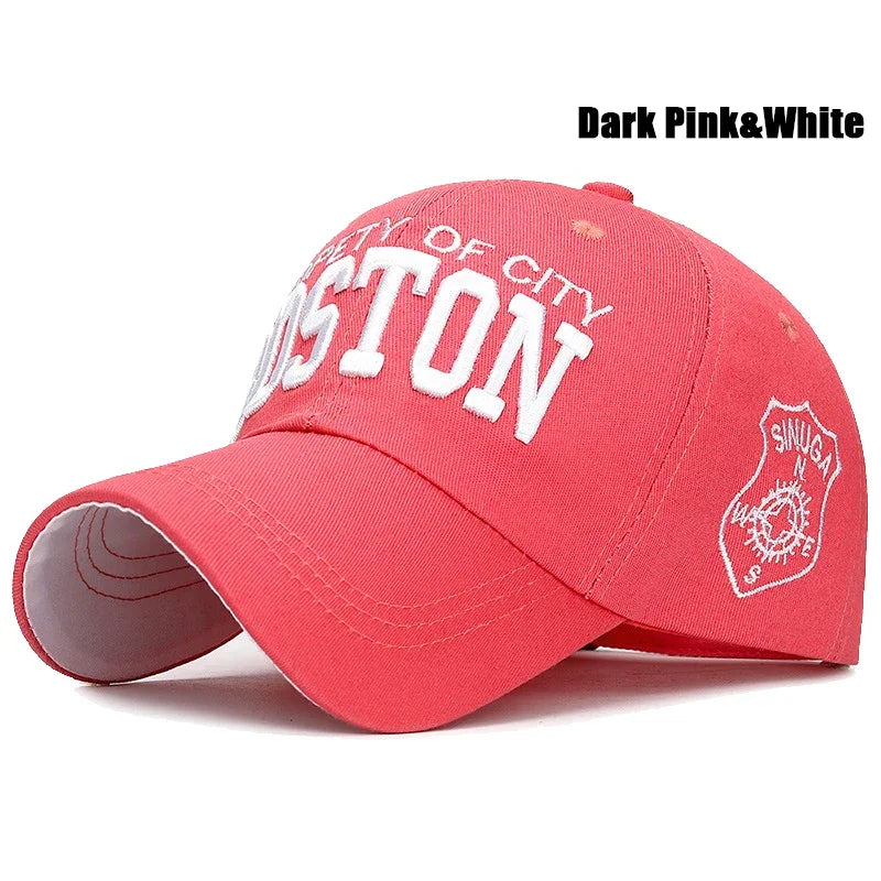 Soft Top Sports Baseball Cap Cotton 3D Embroidery Unisex Snapback Cap Tennis Hat Dad Cap