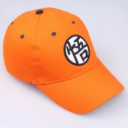 Dragon Ball Son Goku-baseballkasket med broderi i høj kvalitet, unisex, sommerhat med rund krone og bred skygge