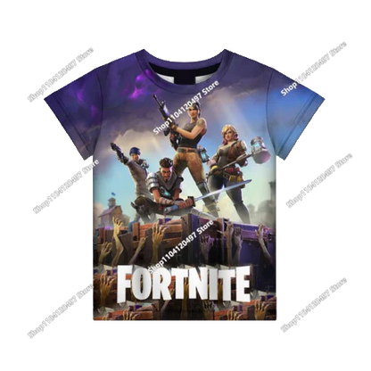 Sudadera con capucha casual estampada para hombre, mujer y niños Fortnite Couple Wear, para estudiantes, deportes al aire libre, manga larga sencilla