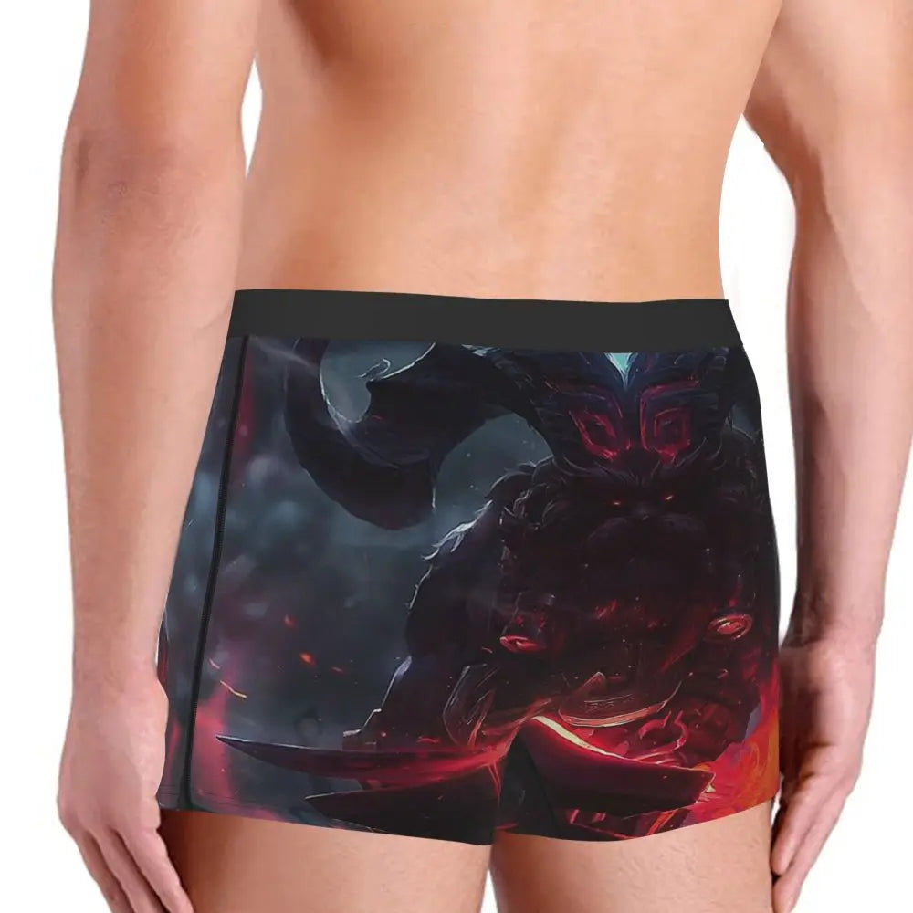 Ornn League of Legends LOL MOBA-spil Underbukser Åndbare trusser Herreundertøj Sexede shorts Boxershorts