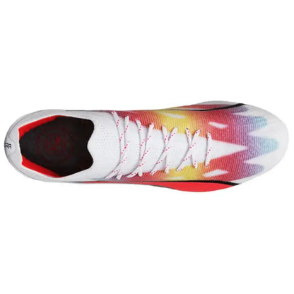 Chaussures de football Puma Ultra Ultimate Mx SG, rouge et blanc, 107504-01.