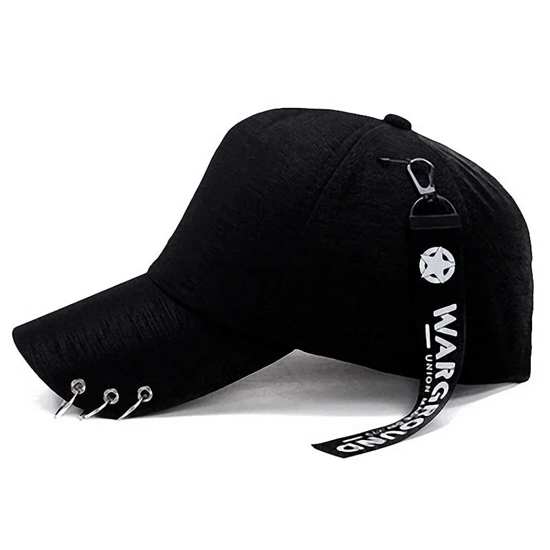 Personalisierte Baseballcap aus Metall mit klassischem Schirmdesign, leicht und atmungsaktiv! Vier Farben zur Auswahl