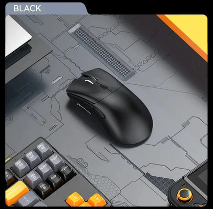 Rato ultraleve ATTACK SHARK R1 59g com PAW3311, 18000DPI, 400IPS, 40G, 1000Hz, Tri-Mode, controlador Broadcom BK3633, 20 milhões de cliques