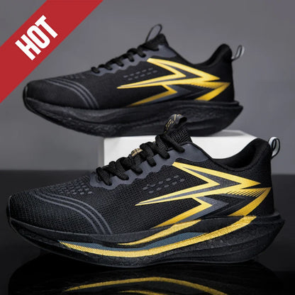 Ténis de Corrida NOVOS com Placa de Carbono para Maratona, Homem e Mulher, Desportivos, Respiráveis, Leves, Confortáveis, Antiderrapantes e Casuais