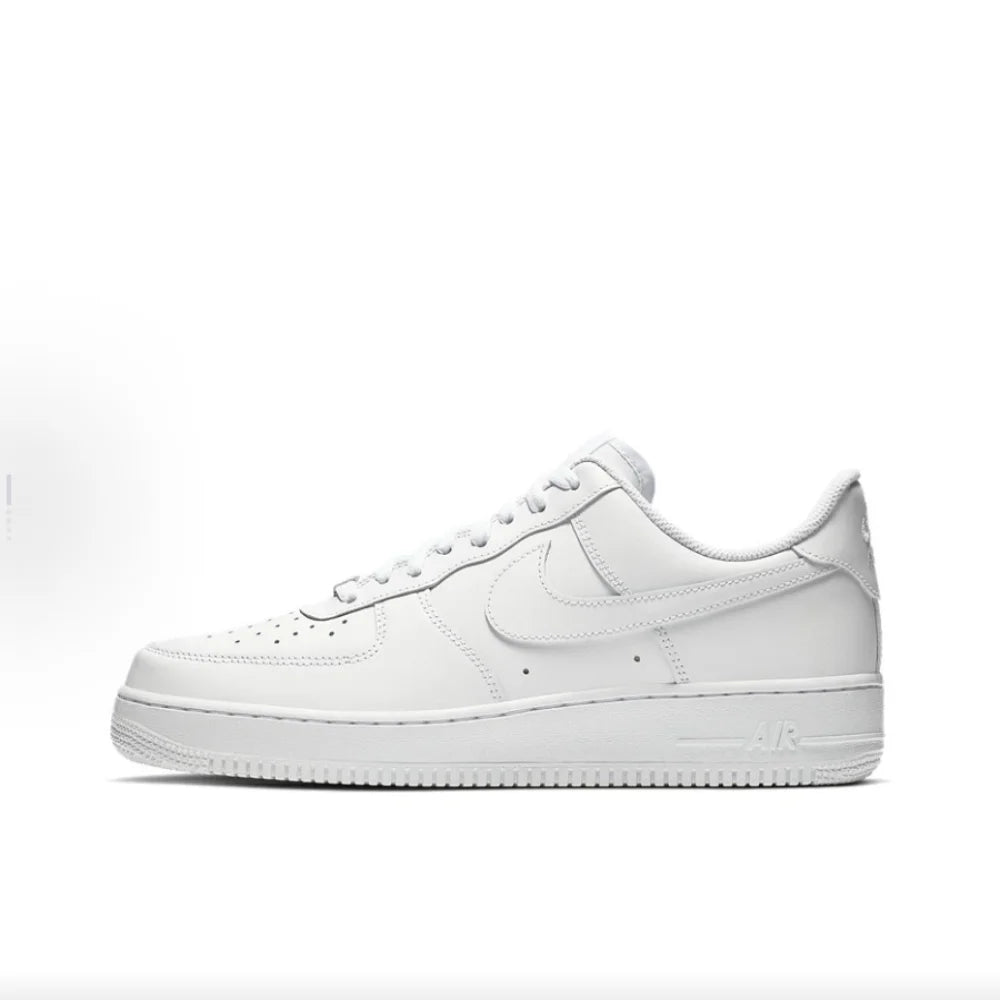 Nike Air Force 1 AF1 teljesen fehér, uniszex, alacsony szárú, alkalmi skate cipő CW2288-111