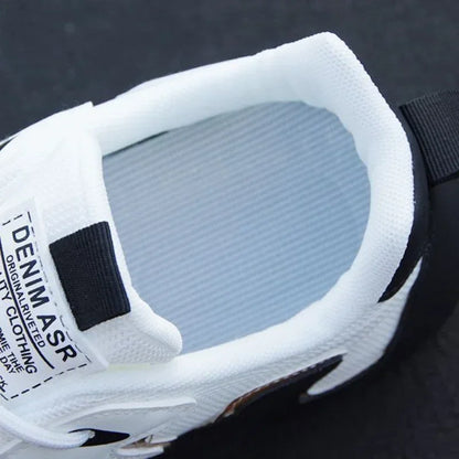 Pánské voděodolné tenisky z PU kůže, ležérní sportovní obuv, lehké, prodyšné, ploché, protiskluzové tenisky, Zapatillas Hombre