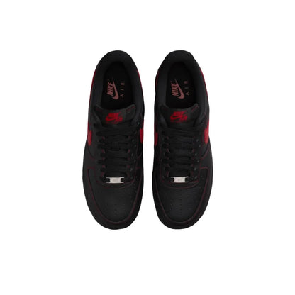 POIZON Nike Air Force 1 Breathable Low top Skateboard Shoes Men's Black Red