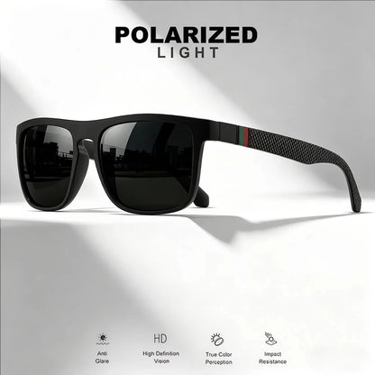 3pcs Fantasy Square Polarized Sunglasses AntiGlare UV400 Glasses Brand Designer Summer Party Driving Fishing Christmas Gift