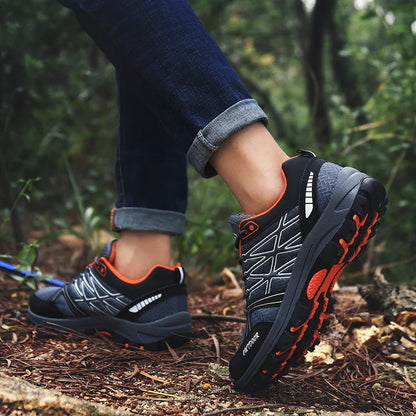 Scarpe da trekking da uomo Brand in mesh traspirante, scarpe da viaggio outdoor impermeabili per caccia e pesca, scarpe sportive da montagna, fuoristrada e riding