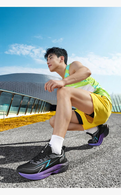 Running Shoes Carbon Plate Specialty Marathon Men's Sports Mesh Breathable Lightweight Women's Athletic Non-Skid Sneakers