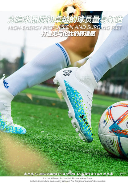Chuteiras profissionais de futebol para homem, originais, para futebol indoor, relva e treino TF/FG