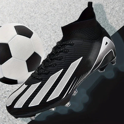 Chuteiras de futebol para homem e rapaz, ultraleves, profissionais, antiderrapantes e confortáveis, para treino e jogo em relva