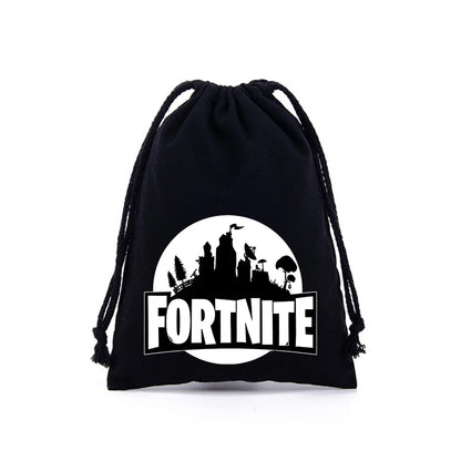 Sacche con coulisse Fortnite per bambini e bambine, stampa cartoon anime, grande capacità, borse portaoggetti, tote bag e borsetta, nuovo grazioso regalo di compleanno