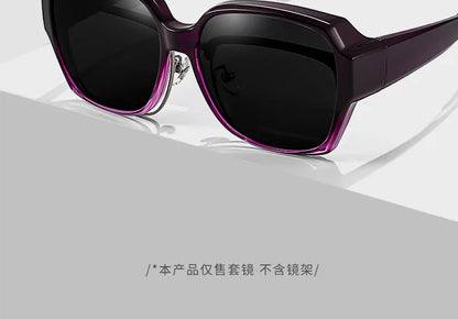Fashion Round Polarized Sunglasses Cover Over Myopia Prescription Glasses Portable Men Women Vintage Fishing Driving Eyewear
