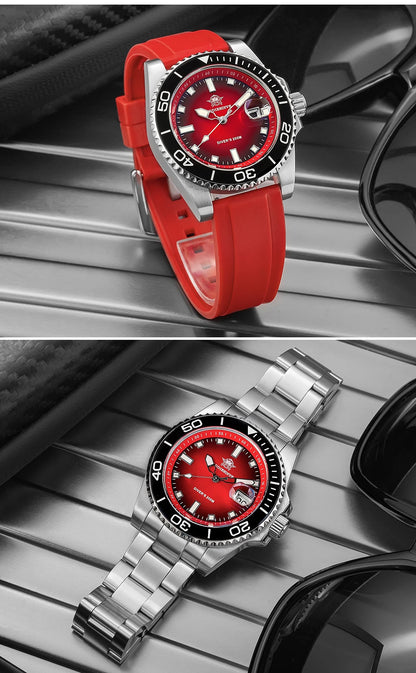 ADDIESDIVE AD2089 NEW Sports Watches Men's 41mm Quartz Watch Colorful Rotatable Bezel BWG9 Luminous 200m Waterproof Diving Watch