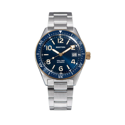 Sugess Diving Watch for Men Automatic Mechanical Wristwatches 20ATM Waterproof Sapphire NH35A Movement BGW9 Luminous New S434-2