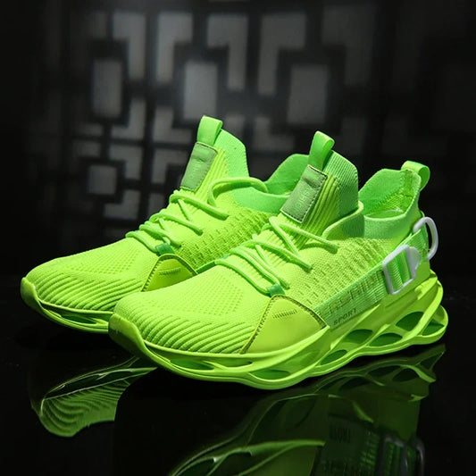 Men's Breathable Fashion Mesh Running Shoes High Quality Unisex Lightweight Tennis Athletic Sneakers 2023