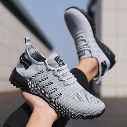 New Men's Breathable Casual Sports Shoes Summer Fashion Running Shoes 2025 Lightweight and Soft Casual Shoes Women's Sizes 36-46