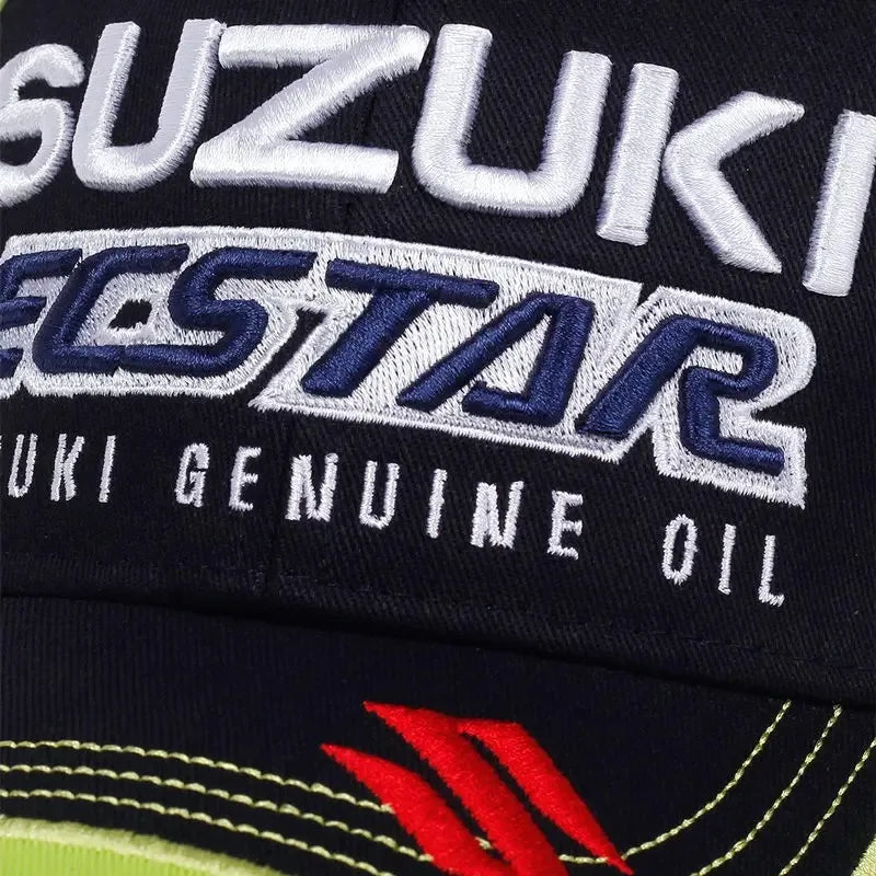 Suzuki Star 2026 Embroidered Baseball Cap, Popular for Motorcycle Racing, Casual Fashion